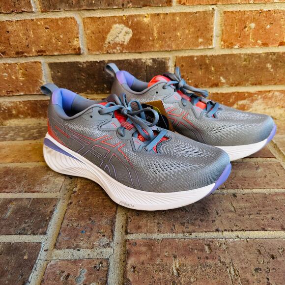 Basics Shoes - Woman's Basics Grey and White Athletic Running Sneakers